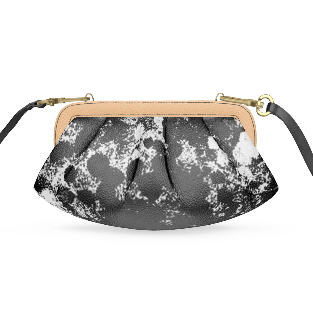 Noire Éclat Pleated Frame Bag