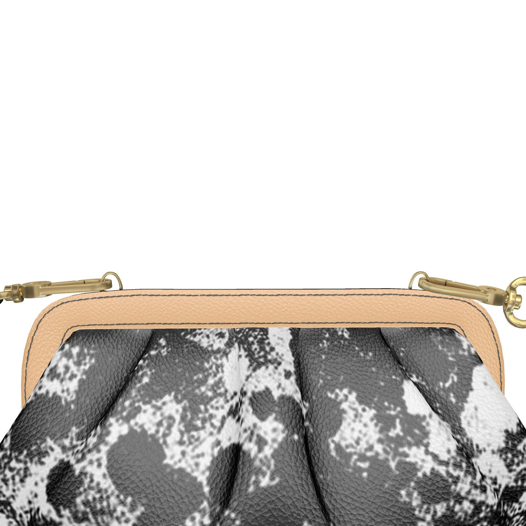 Noire Éclat Pleated Frame Bag