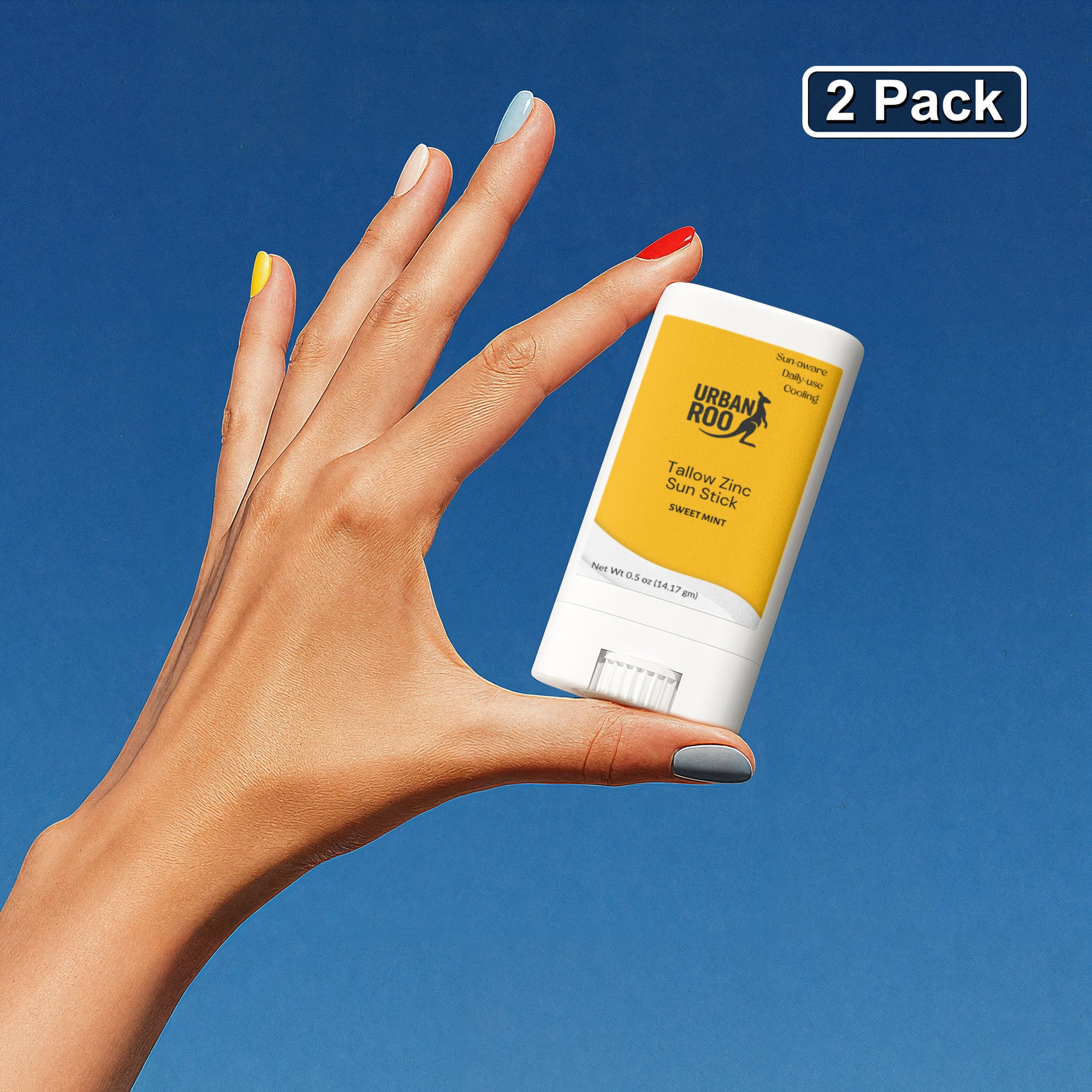 2 Pack Tallow Zinc Sun Stick