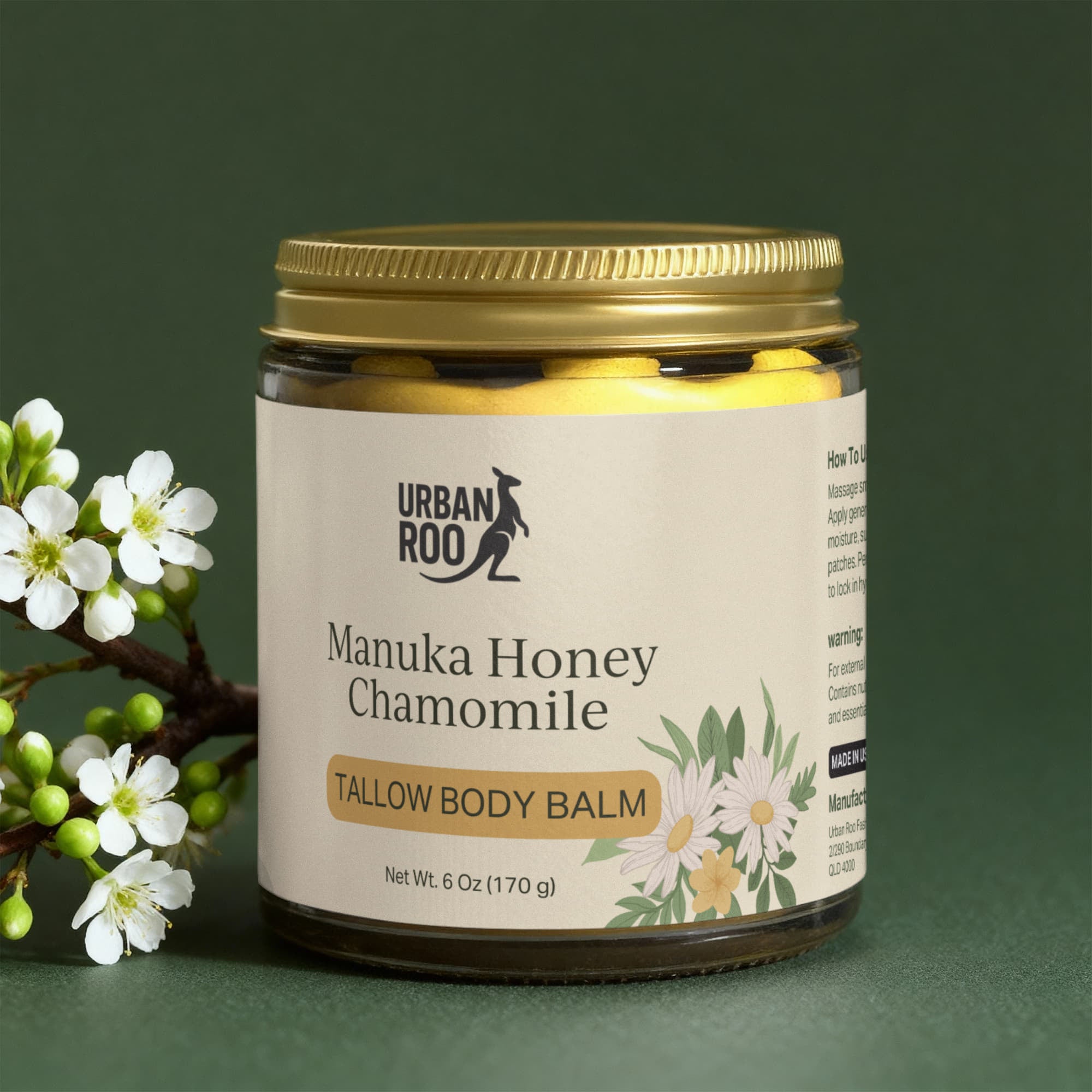 Manuka Honey Chamomile Tallow Body Balm